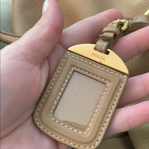 Authentic Tan Leather Prada Handbag - Picture 13 of 13